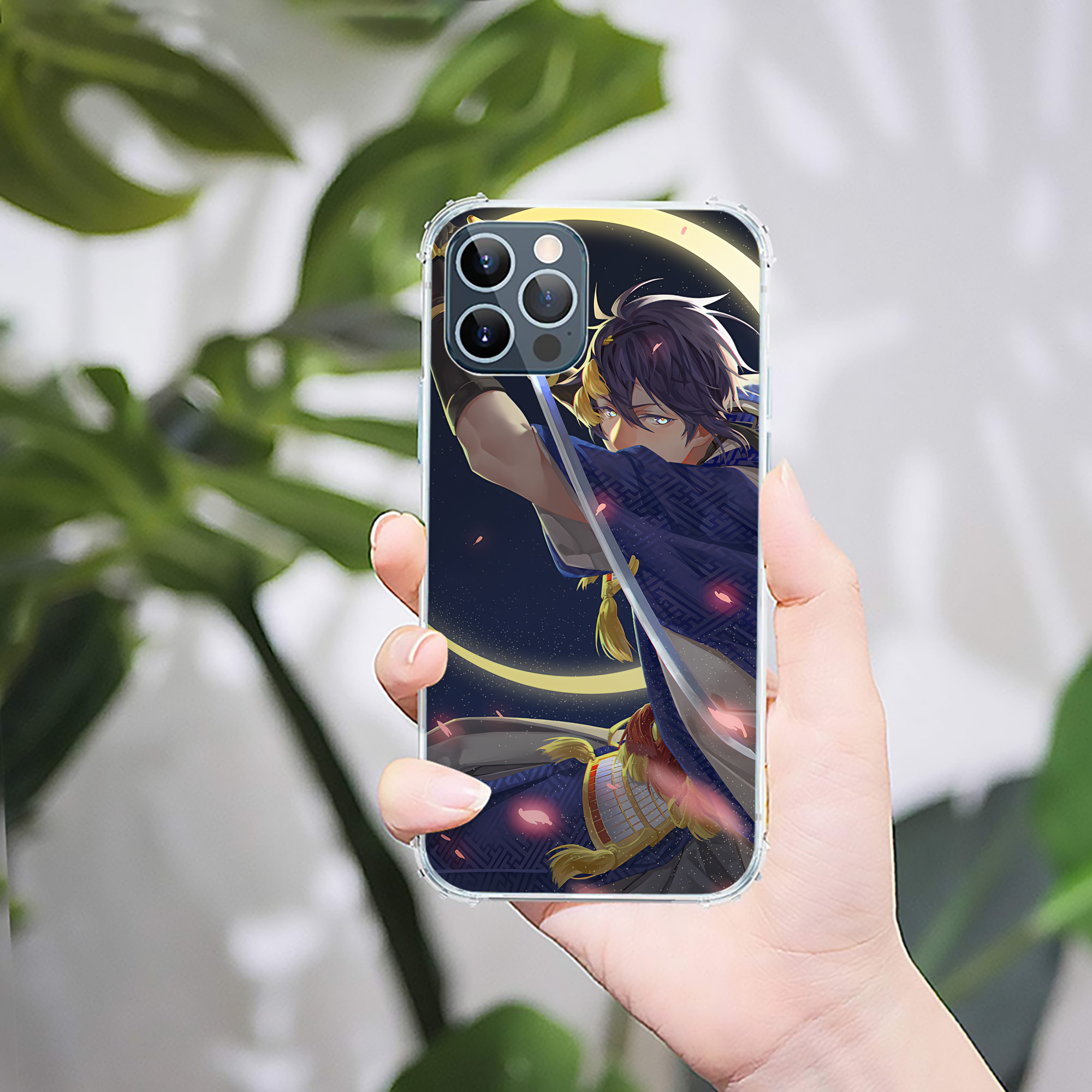（画像用） 刀剣乱舞 Touken Ranbu 【iPhone 12シリーズ対応】透明スマホケース（クリアソフトケース）